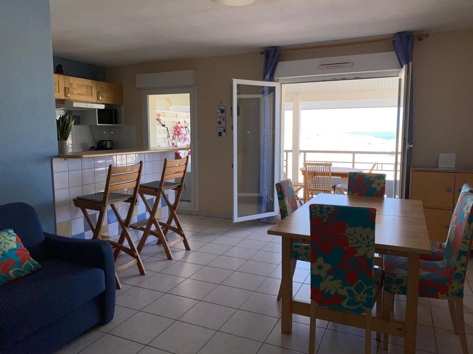 Ferienwohnung Oceanis Face Ocean Biscarrosse-Plage Exterior foto